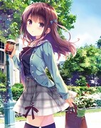 とらのあな特典のシングル4枚収納ボックスに使用されるイラスト。