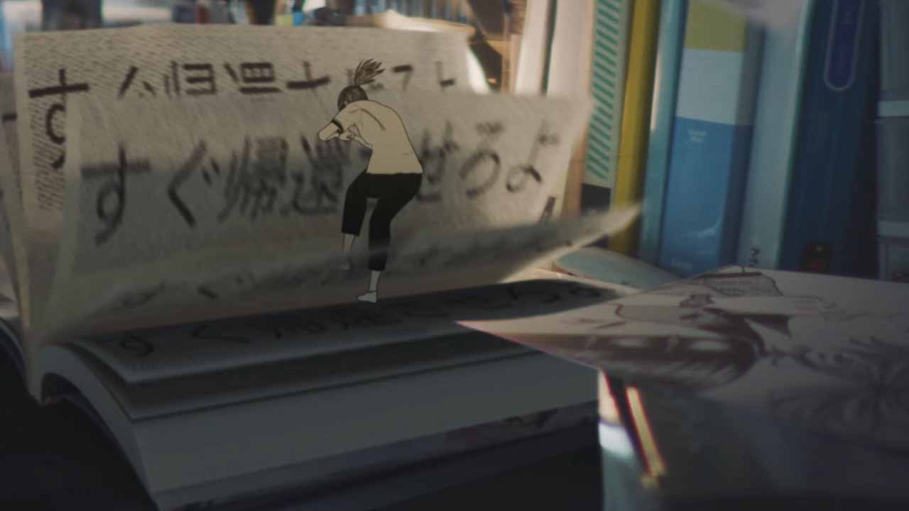 「あと一歩」のミュージックビデオより。