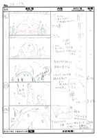 「GANTZ:O」の絵コンテ。