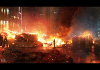 「GANTZ:O」のイメージボード。