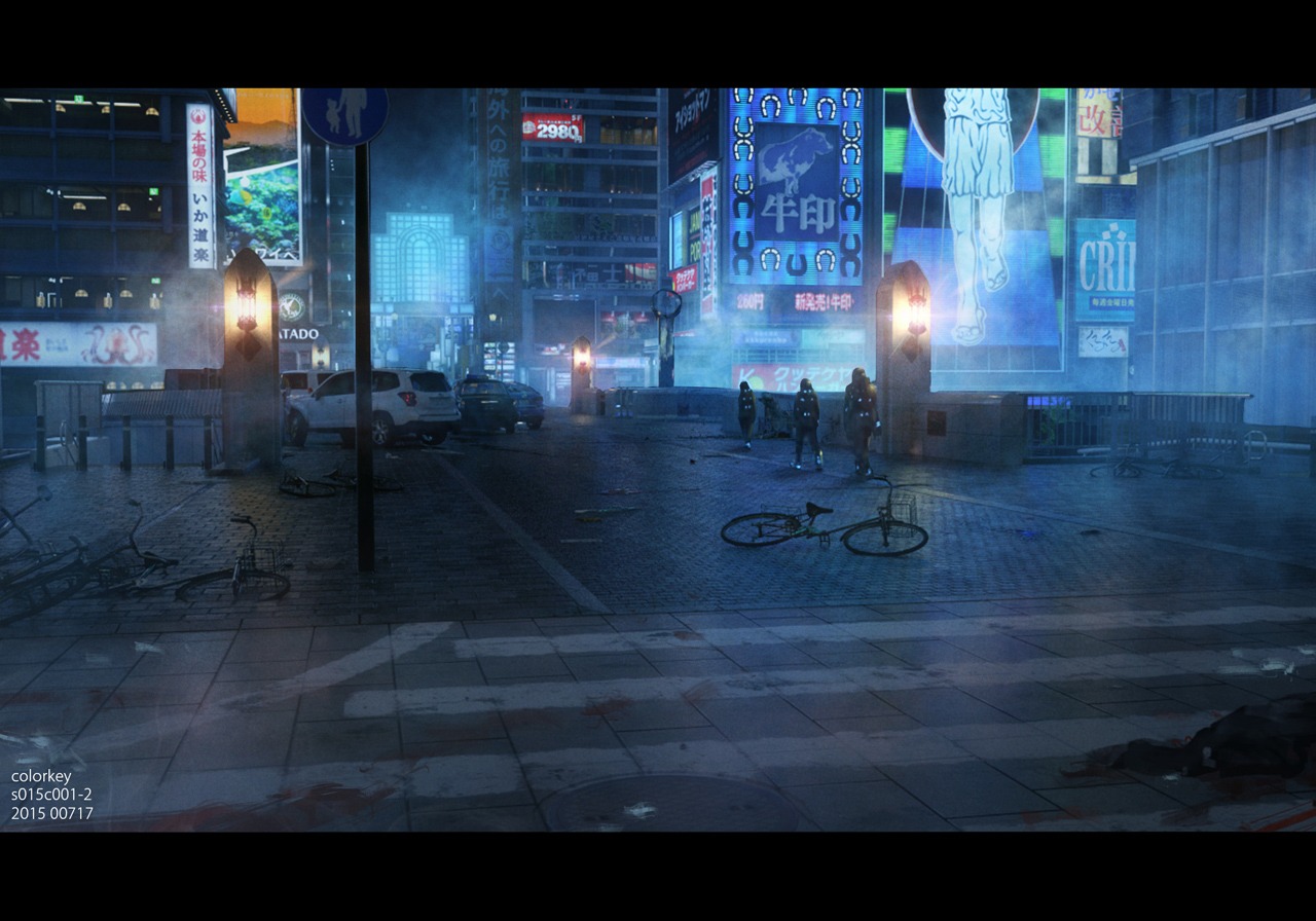 「GANTZ:O」のイメージボード。