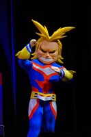 オールマイトくんの着ぐるみ。