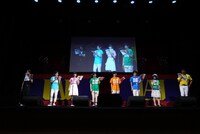 朗読劇の様子。