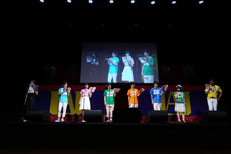 朗読劇の様子。