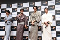 左から菜々緒、成宮寛貴、松山ケンイチ、早乙女太一。