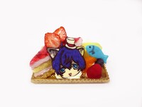 「レンレンのキュートなラズベリーケーキだきゅん！」