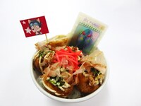 「なにわのスピード☆コースタージョージのSSSカード付き！たこ焼き丼」