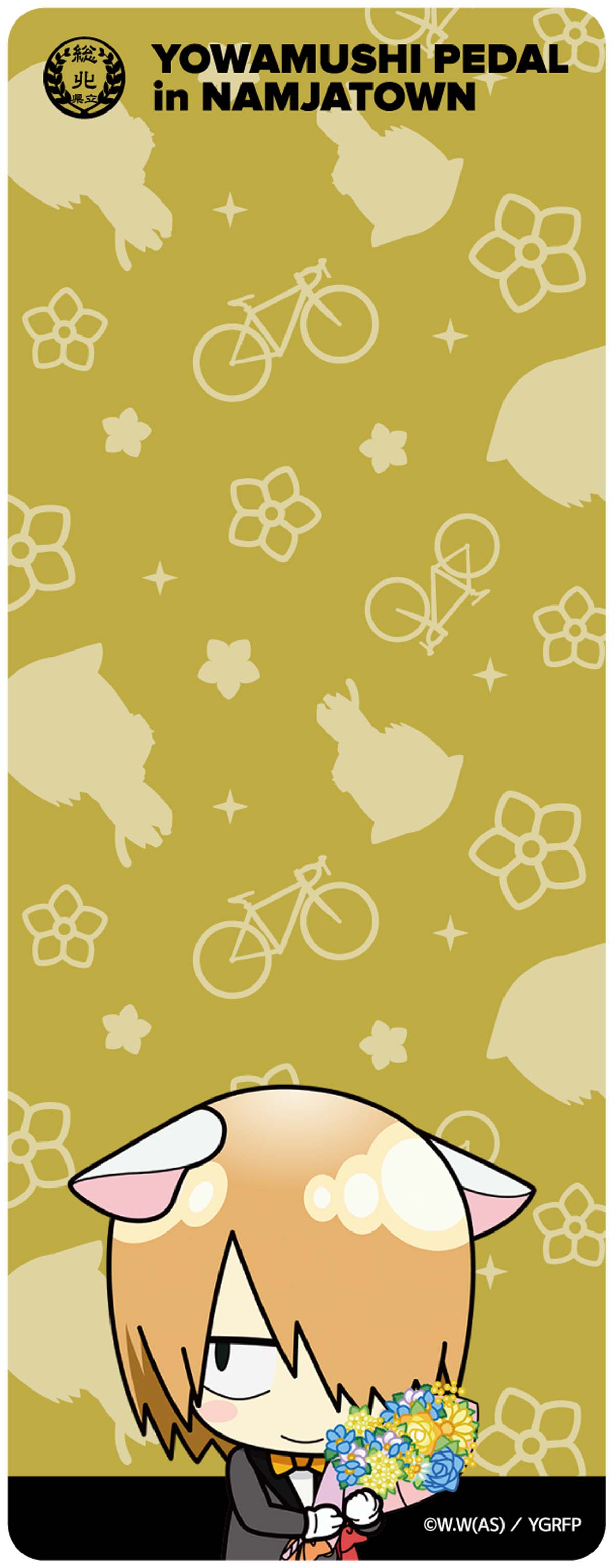 ゲーム屋台「高回転（ハイケイデンス）ガラポン-SPARE BIKE Edition-」景品のクリアブックマーカー（全16種）。