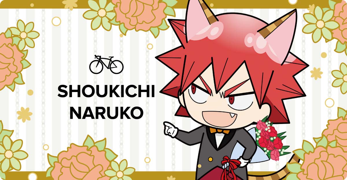 ゲーム屋台「高回転（ハイケイデンス）ガラポン-SPARE BIKE Edition-」景品のチケットホルダー（全16種）。