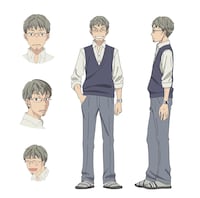 林田高志（CV：櫻井孝宏）の設定画。