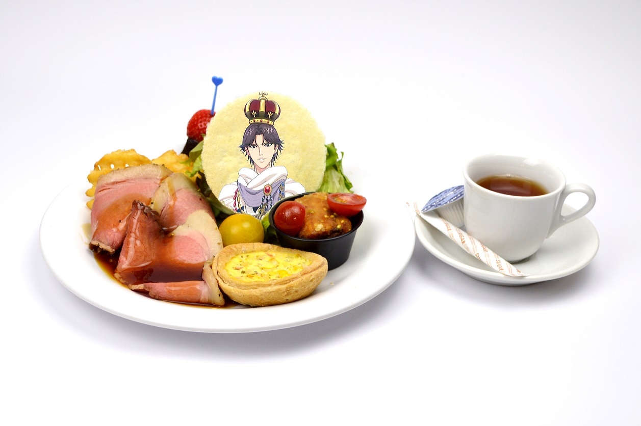 期間限定の誕生日フード：跡部景吾のハッピーバースデー記念スペシャルプレート（1200円）