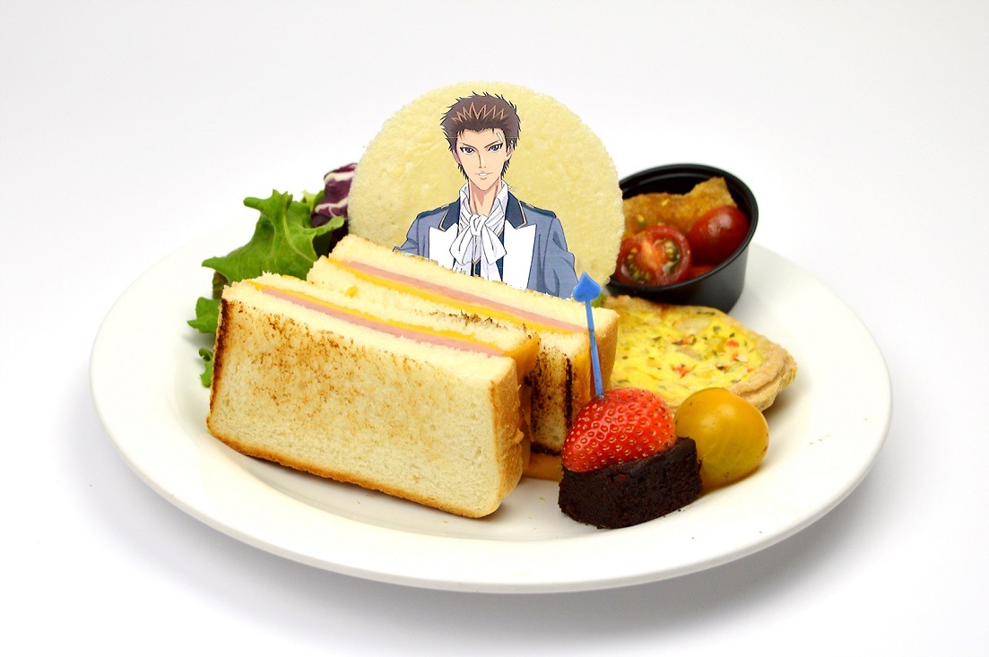 期間限定の誕生日フード：宍戸 亮のハッピーバースデー記念 スペシャルプレート（1100円）