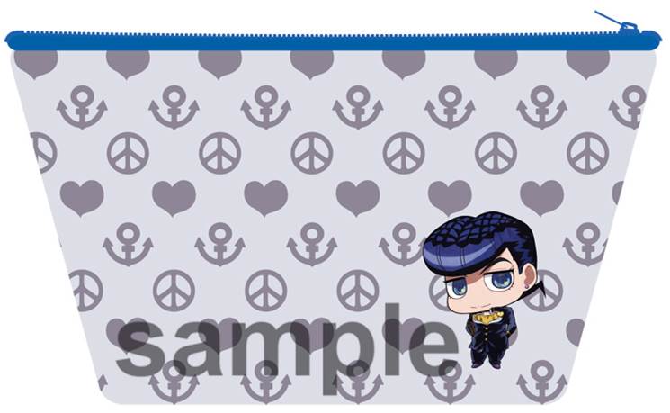 「撃退せよッ！クレイジー・ダイヤモンド」景品のポーチ（全3種）。