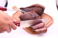 サンジのおれ様レストランのランチおすすめメニュー。「目の前で切り分けるシュラスコ」