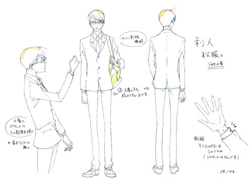 「『同級生 画帖』～アニメーション『同級生』ビジュアルブック～」より。