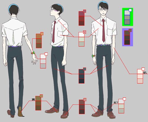 劇場アニメーション『同級生』資料集、画帖 同級生 画帖』～アニメーション『同級生』ビジュアルブック