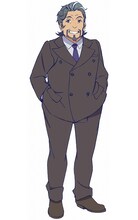 難波社長（CV:堀内賢雄）