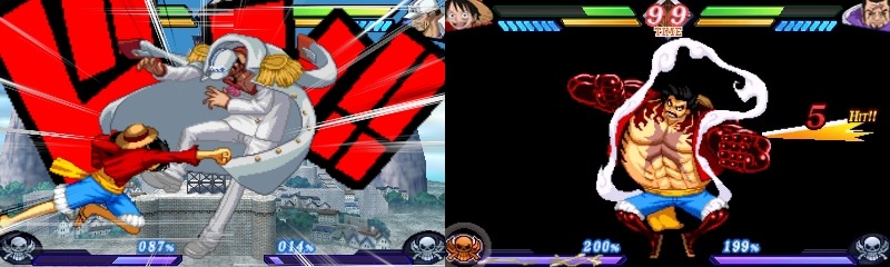 「ONE PIECE 大海賊闘技場」ゲーム画面