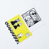 「ナンシー関の『老人、いとうせいこう×みうらじゅん』＆岡崎京子『ハプニングみたい』クリアファイルセット」