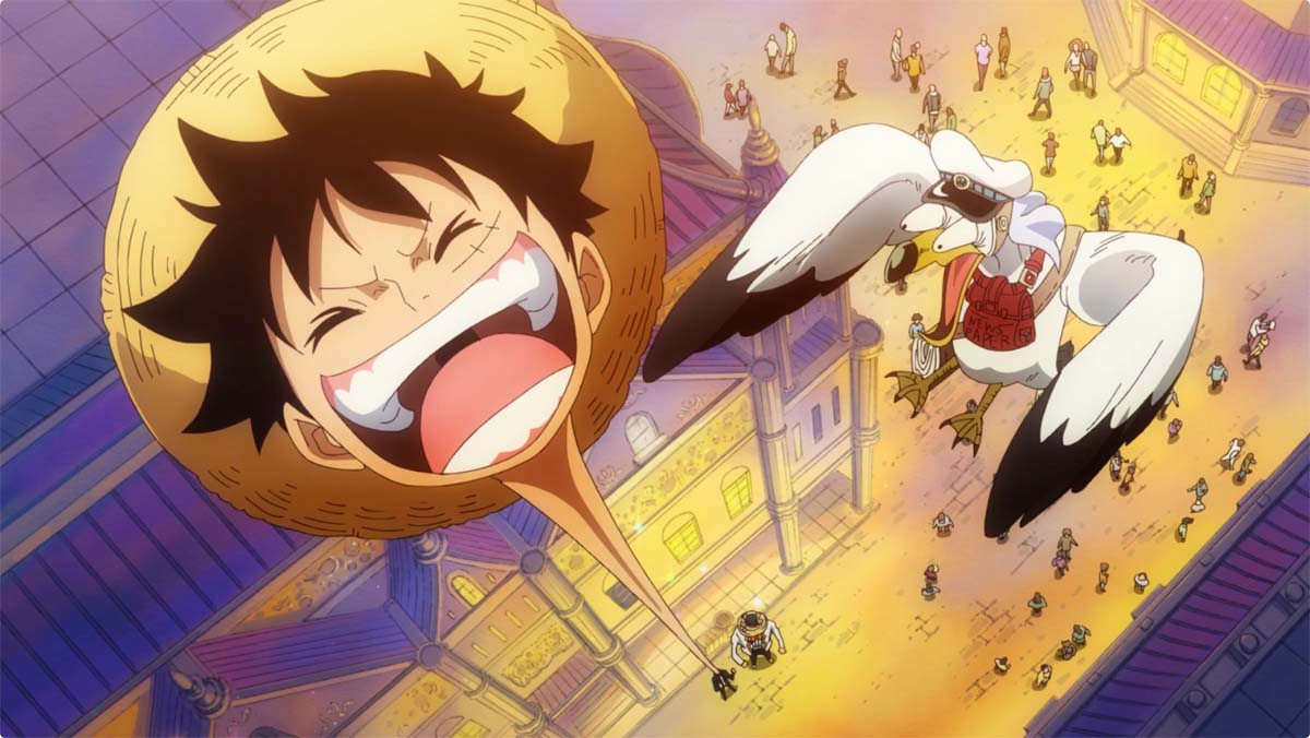 コラボCM「おいしさハジケる！ワンピースコラボ」編より。