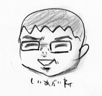 しりあがり寿が描いたいとうせいこうのイラスト。