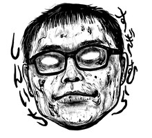 すぎむらしんいちが描いたいとうせいこうのイラスト。