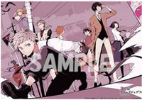 「『文豪ストレイドッグス』春河35イラストグッズセット」に封入されるA3タペストリー。