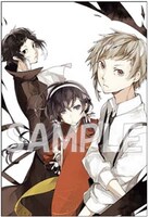 「『文豪ストレイドッグス』春河35イラストグッズセット」購入特典のポストカード。