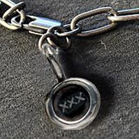 「『JANK RUNK FAMIRY』XXX ROUND CHAIN ブレスレット」