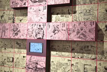 展示の様子。(c)秋本 治・アトリエびーだま／集英社