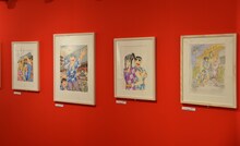 展示の様子。(c)秋本 治・アトリエびーだま／集英社