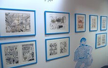 展示の様子。(c)秋本 治・アトリエびーだま／集英社