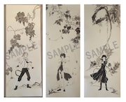 豊和堂とのコラボにより、日本画の手法で描かれた「文豪ストレイドッグス」キャラ。