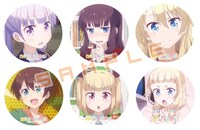 ゲーマーズ1～3巻購入者特典のオリジナル缶バッジ6個セット。