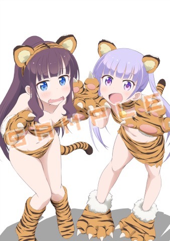 とらのあな全巻購入者特典のアニメ描き下ろしイラスト使用タペストリー。