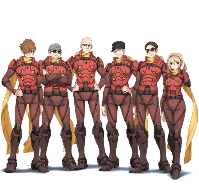 「CYBORG009 CALL OF JUSTICE」とMONKEY MAJIKのコラボビジュアル。