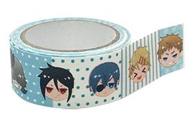 描き下ろしイラストがあしらわれたマスキングテープ。月刊Gファンタジー10月号に付属している。