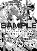 「紅霞後宮物語～小玉伝～」1巻の、書泉・芳林堂特典ペーパー。