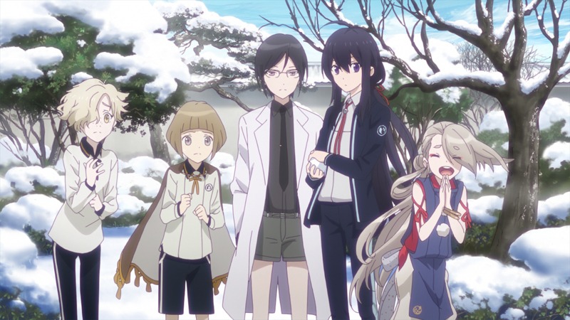 アニメ「刀剣乱舞-花丸-」の場面カット。