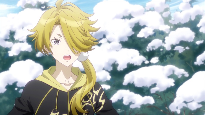 アニメ「刀剣乱舞-花丸-」の場面カット。