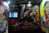 NBCユニバーサル・エンターテイメントブースでは、「ドリフターズ」「ガーリッシュ ナンバー」「ろんぐらいだぁす！」のICカードステッカーを無料配布している。