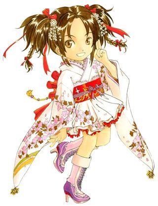 藤島康介がデザインした「京都国際マンガ・アニメフェア」公式キャラクターの都萌（ともえ）ちゃん。(c)藤島康介/クロノギア クリエイティウ
