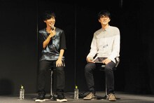 左から岡本信彦、林士平氏。