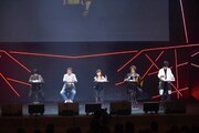クイズコーナーの様子。