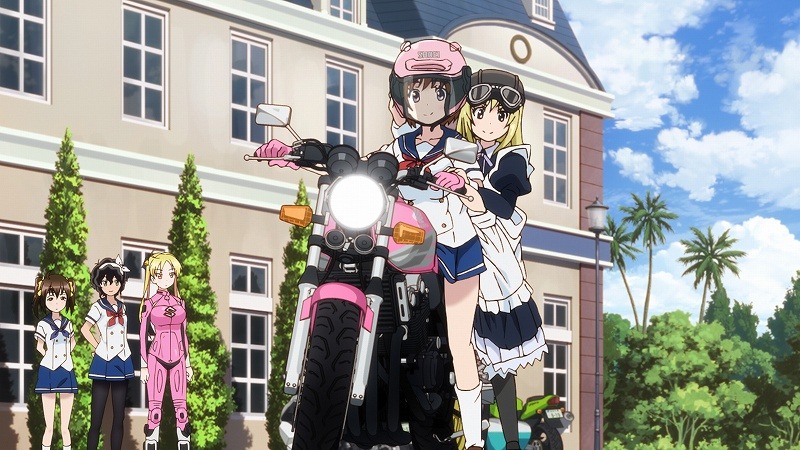 「ばくおん!!」9巻限定特装版に付属するオリジナルアニメの場面カット。