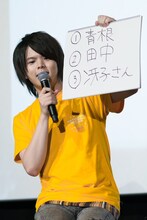 「もしハイキュー!!ドラフトがあったら指名するキャラは？」という質問に対しての村瀬歩の回答。