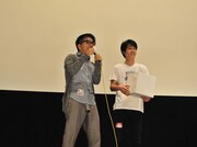 プレゼント抽選会の様子。