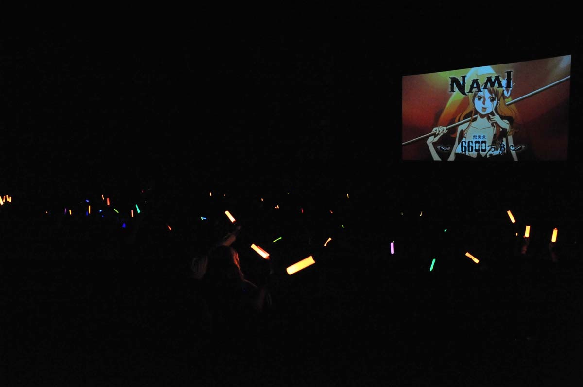 応援上映の様子。