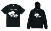 「AOMORI ROCK FESTIVAL'16 ～夏の魔物～ 10周年記念大会」で発売される、おもちエイリアンとのコラボTシャツとパーカー。