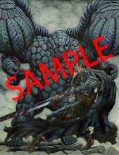 アニメ「ベルセルク」Blu-ray BOX第2巻に封入される、三浦建太郎描き下ろしイラスト。(c)三浦建太郎(スタジオ我画)・白泉社／ベルセルク製作委員会